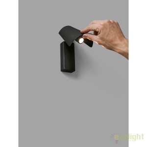 Aplica perete LED stil modern minimalist LE PETIT neagra 62162 48066 universul-luminii.ro