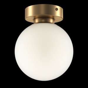 Aplica perete sau tavan design modern Basic form auriu, diametru 15cm 212206 universul-luminii.ro