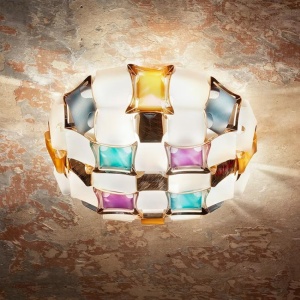 Aplica perete sau tavan design modern geometric Mida Large Multicolor - Img 4