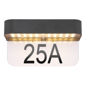 Aplica solara LED iluminat numar de casa IP54 SOLAR