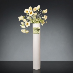 Aranjament floral mare CYLINDER DAVID EYE WITH POPPY
