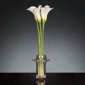 Aranjament floral mediu design LUX ATOLLO CALLA