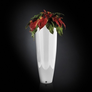Aranjament floral MIAMI IN SHINY VASE, alb 135cm 1141238.95