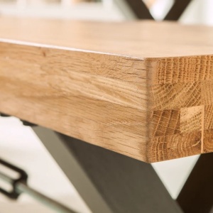 Banca Design Industrial Thor 180cm stejar salbatic - Img 4