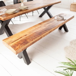 Banca industrial style Iron Craft mango, 200cm A-6540159 VC - Img 9