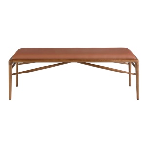 Bancheta tapitata design LUX Brown 130x40cm - Img 7