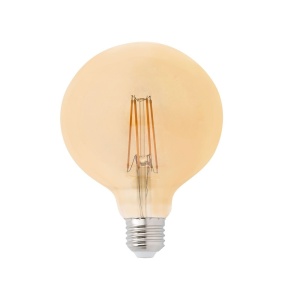 Bec E27 GLOBE LED LED AMBER 5W 2200K DIMABLE 17434