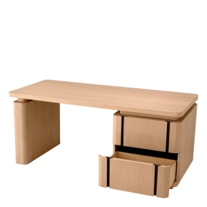 Birou design LUX Modesto, Natural oak - Img 3