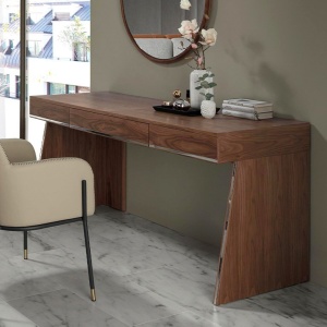 Birou elegant design LUX furnir de nuc Office Walnut