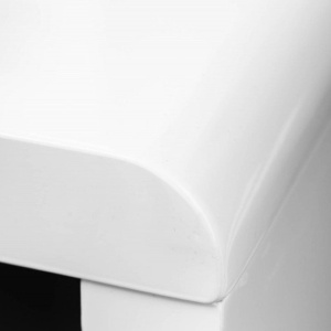 Birou modern alb, simplu si elegant, Fast Trade 120cm - Img 7