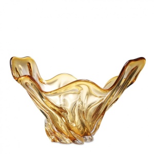 Bol/ Obiect decorativ LUX Ace, galben 112579 HZ