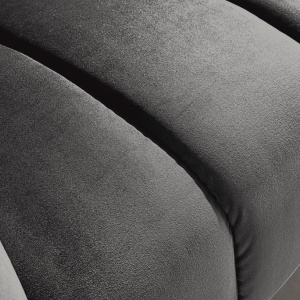 Canapea 2 locuri design elegant Noblesse, gri - Img 10