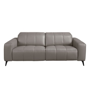 Canapea 3 locuri design italian, Functia Relax, Cowhide gri - Img 3