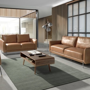 Canapea 3 locuri eleganta, design LUX Buffalo brown - Img 7