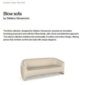 Canapea de exterior / interior design modern premium BLOW - Img 5