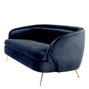 Canapea eleganta design LUX Orion, savona midnight blue - Img 3