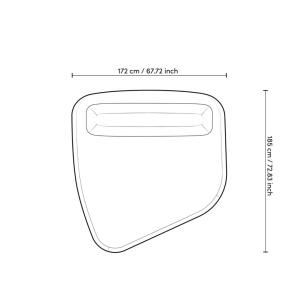 Canapea fixa design LUX din 2 module Residenza, Lyssa sand - Img 10
