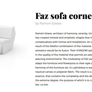Canapea modulara FAZ Modul Colt 90 grade - Img 9