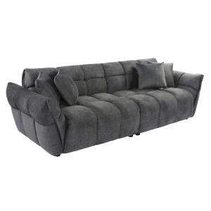 Canapea XXL CLOUD 260cm, catifea Vogue gri - Img 3