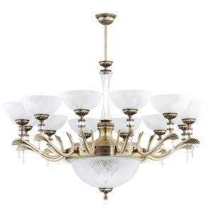 Candelabru 12 brate design clasic realizat manual Farini
