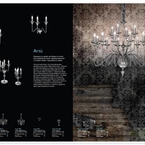 Candelabru 16 brate crom diam. 90cm ARTU SP16 073149 51666 universul-luminii.ro