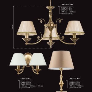 Candelabru 3 brate design clasic realizat manual CASAMIA - Img 10