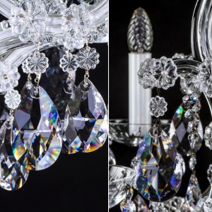 Candelabru 5 brate Cristal Bohemia Exclusive MARIA TEREZIA 1 623056 universul-luminii.ro