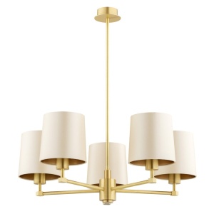 Candelabru 5 brate modern PRINCETON bej 145756 universul-luminii.ro