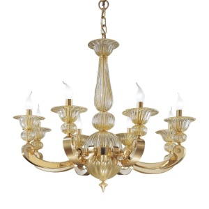 Candelabru 8 brate LUX realizat manual Amy