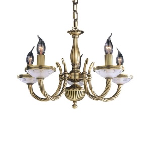Candelabru clasic cu 5 brate design italian realizata manual 4650 203346 universul-luminii.ro