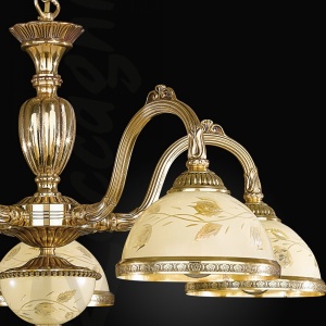 Candelabru clasic cu 5 brate realizat manual 6308 204186 universul-luminii.ro