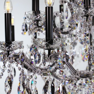 Candelabru Cristal Bohemia Exclusive 24 brate MARIA TEREZIA 75 - Img 7
