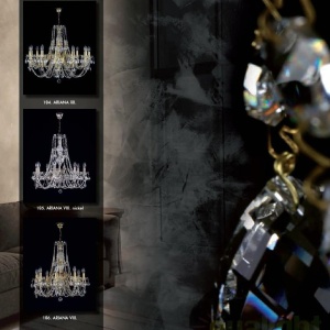 Candelabru Cristal Bohemia Exclusive 8 brate ARIANA VIII. 53586 universul-luminii.ro