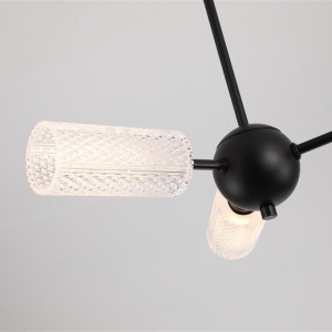 Candelabru cu 3 brate metal negru Cosmic 625546 universul-luminii.ro