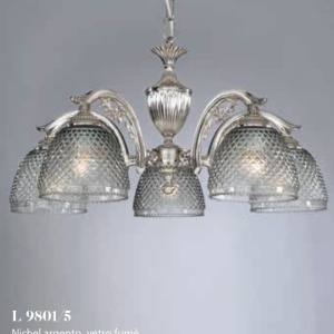 Candelabru cu 5 brate design italian 9801 201496 universul-luminii.ro