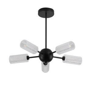 Candelabru cu 5 brate metal negru Cosmic