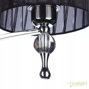 Candelabru design elegant Impress 3 Black 51496 universul-luminii.ro