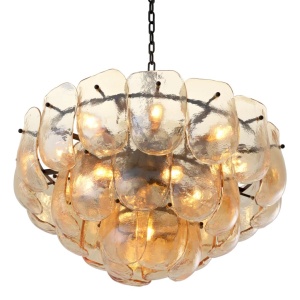 Candelabru design LUX, Sticla, Champagne, Gustave 168106 universul-luminii.ro
