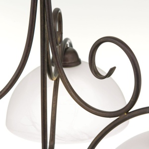 Candelabru design rustic cu 3 brate Marco LU 1668/3 Antik OR - Img 8