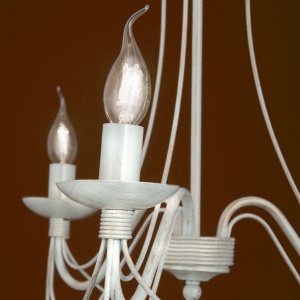 Candelabru design rustic cu 3 brate Vela, ivory 211836 universul-luminii.ro
