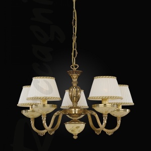 Candelabru din alama 5 brate design italian 6522 107266 universul-luminii.ro