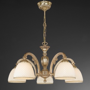 Candelabru din alama 5 brate design italian 7105 102306 universul-luminii.ro