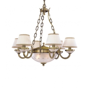 Candelabru din alama 6 brate design italian 4660