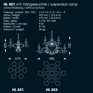 Candelabru din fier forjat realizat manual HL 853 49276 universul-luminii.ro