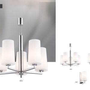 Candelabru elegant design modern CAMELOT 5L - Img 3