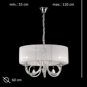 Candelabru elegant diametru 60cm SWAN SP3 035840 - Img 2