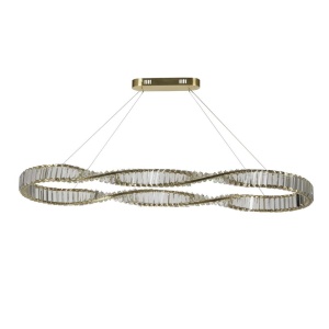 Candelabru LED cristal design lux oval Tier 147566 universul-luminii.ro