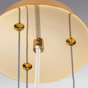 Candelabru, Lustra LED design LUX PRISM, 24K gold plated 197276 universul-luminii.ro