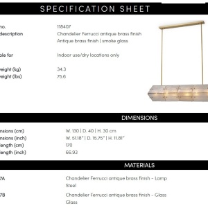 Candelabru LUX design deosebit Ferrucci 225596 universul-luminii.ro