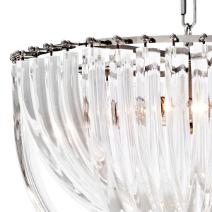 Candelabru LUX fabricat manual, diametru 50cm, Murano 108978 HZ 64236 universul-luminii.ro
